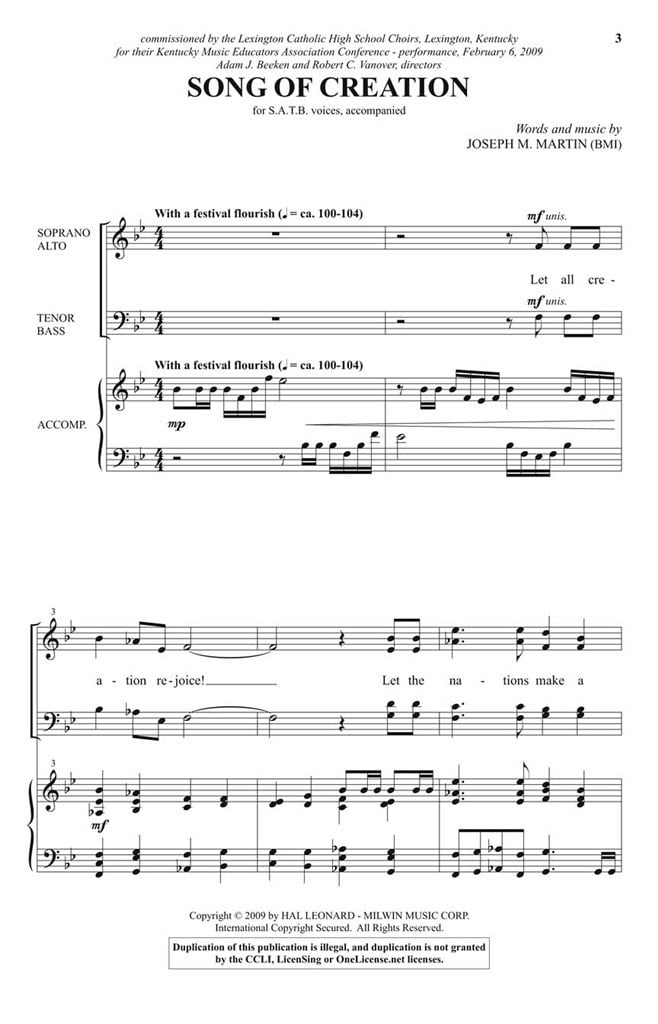 Song of Creation